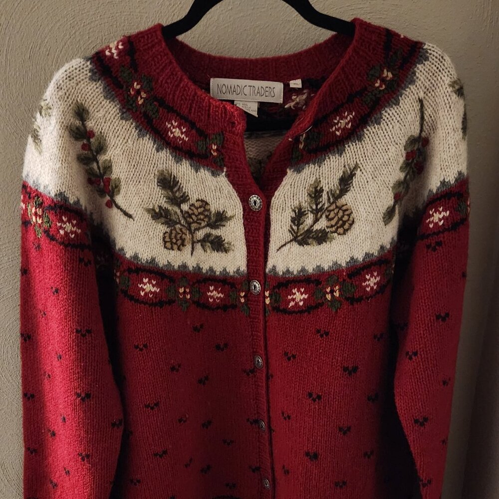 Wool winter sweater